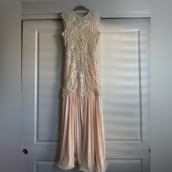 1920's Gatsby beaded sequin dess - Picture 2 of 3